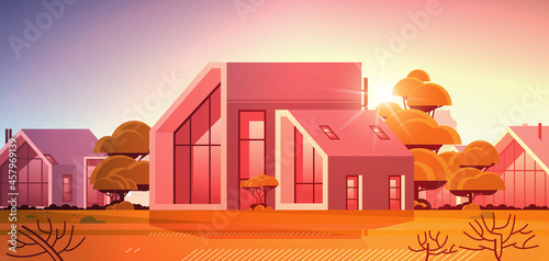 modern house of sandwich panels with panoramic windows environmentally friendly home building modular housing