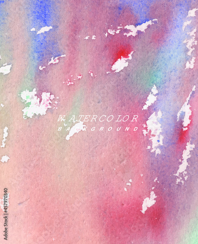 Beautiful hand painted watercolor background