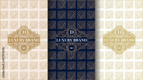 Collection of design elements, labels, icon, frames, for packaging, design of luxury products. Made with golden foil. Isolated on retro abstract background. vector 