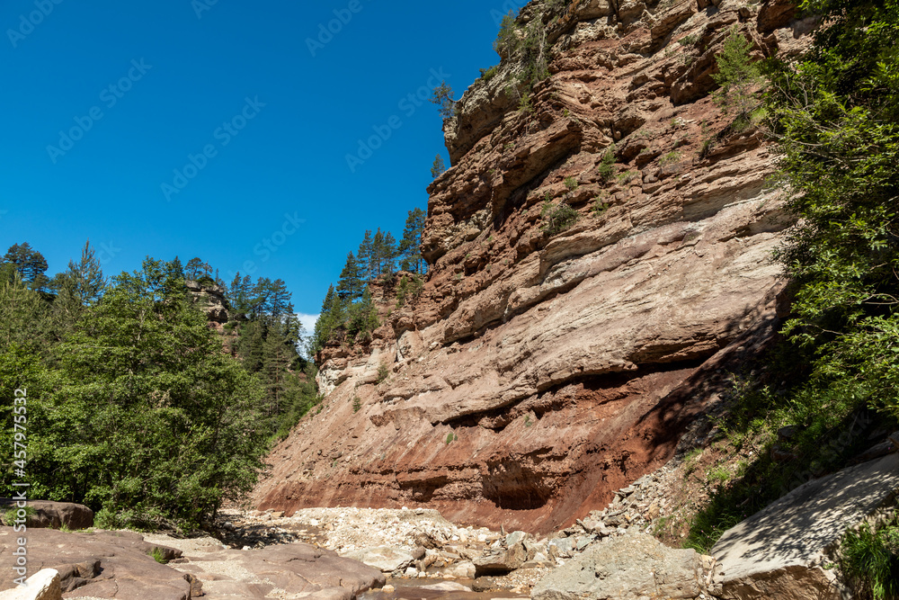 Bletterbachschlucht in der Nähe von Bozen, Südtirol Bletterbachschlucht in der Nähe von Bozen, Südtirol