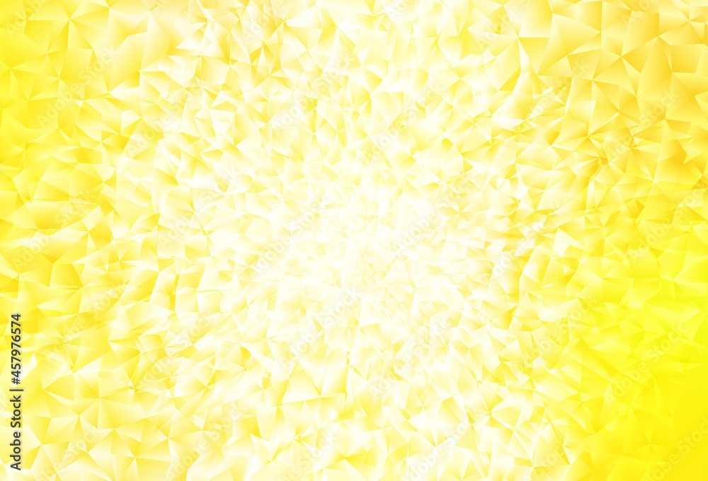 Light Yellow vector polygonal pattern. Light Yellow vector polygonal pattern.