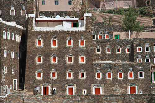 The historic village Rijal Almaa, Saudi Arabia photo