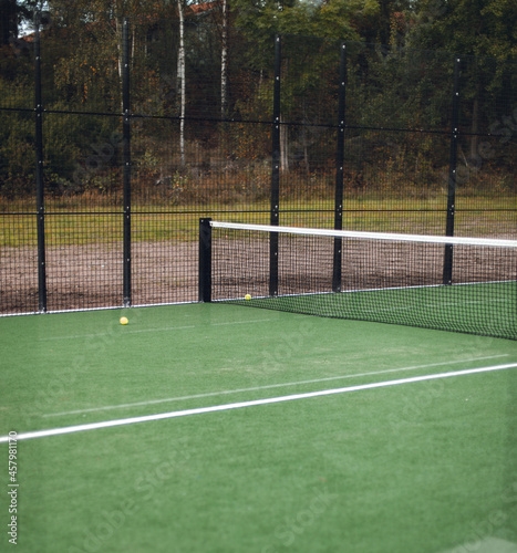 Paddle court outside in Sweden a cloudy day © Niclas