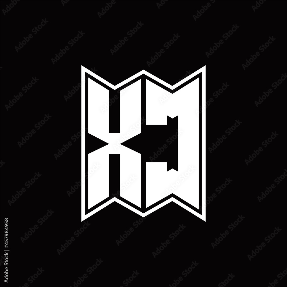 XC Logo monogram with emblem style design template XC Logo monogram with emblem style design template
