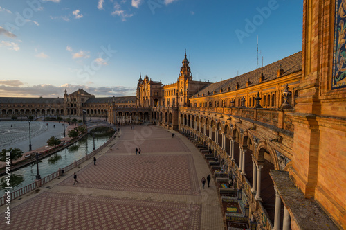 The Plaza de Espana in Seville
