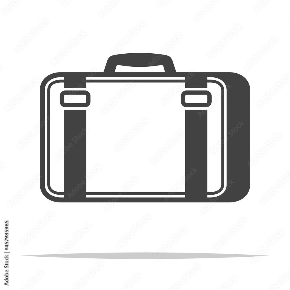 Travel suitcase bag icon transparent vector isolated Travel suitcase bag icon transparent vector isolated