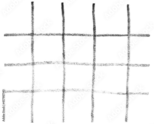 Square marker hand made grid. Abstract geometry empty square pattern