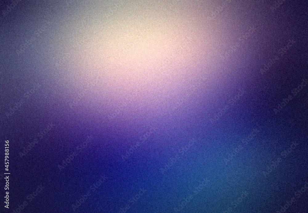 Spotlight on dark vivid blue shades sanded texture. Material empty background.