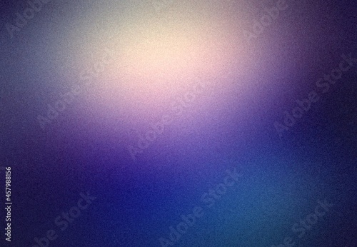 Spotlight on dark vivid blue shades sanded texture. Material empty background.