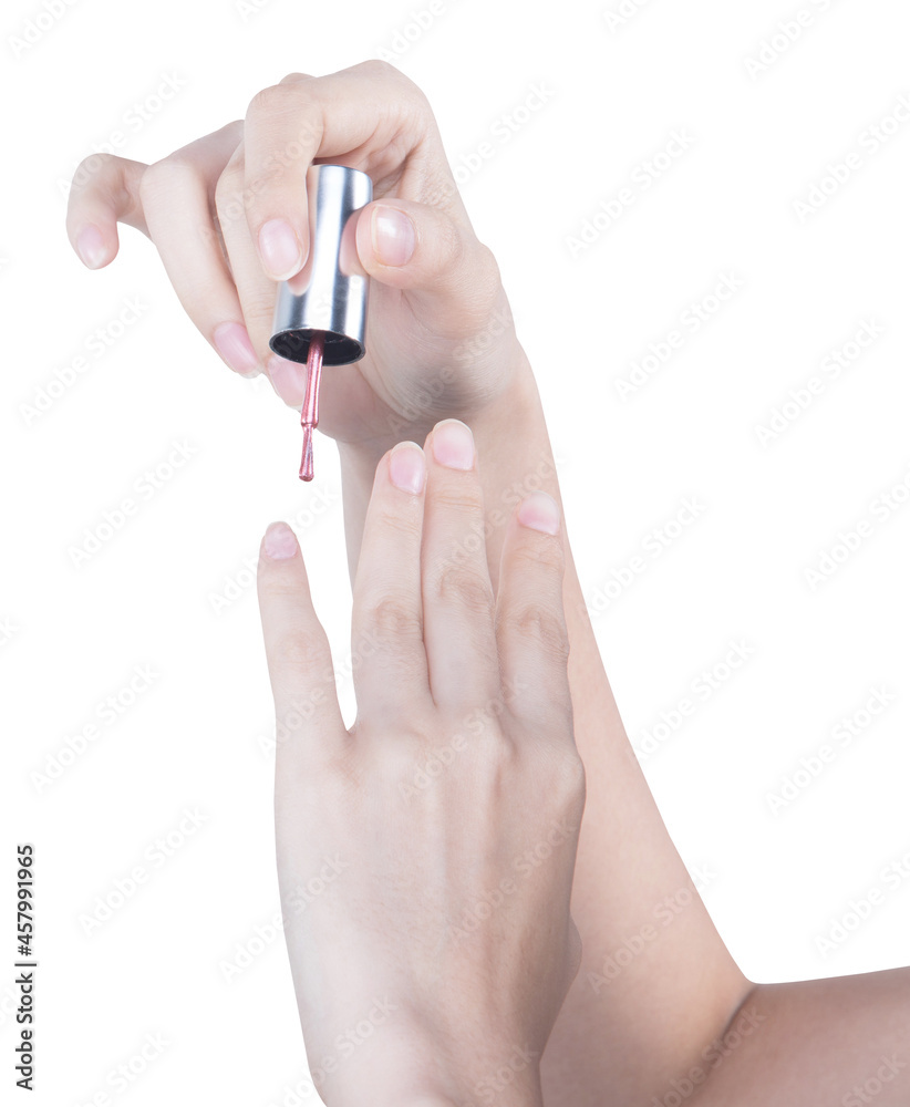 Female beautiful talent hand, arm fingernails fingers in good shape skin figure gesture, isolated Female beautiful talent hand, arm fingernails fingers in good shape skin figure gesture, isolated
