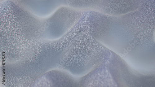 White rocks 3D rendering il...