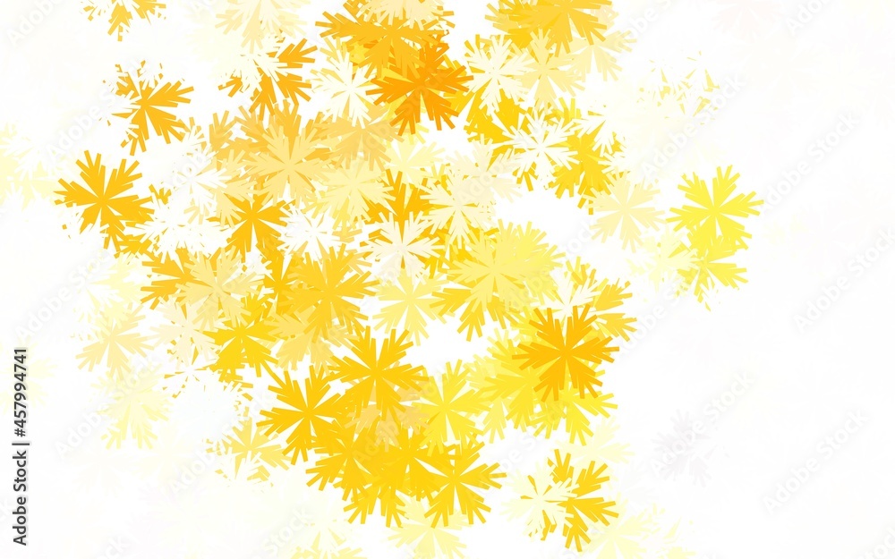 Light Orange vector elegant background with flowers. Light Orange vector elegant background with flowers.