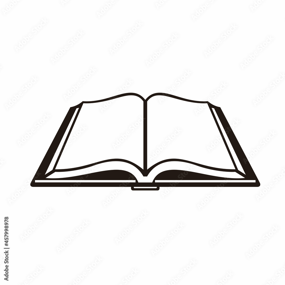 open book illustration vector design. suitable for education symbol open book illustration vector design. suitable for education symbol