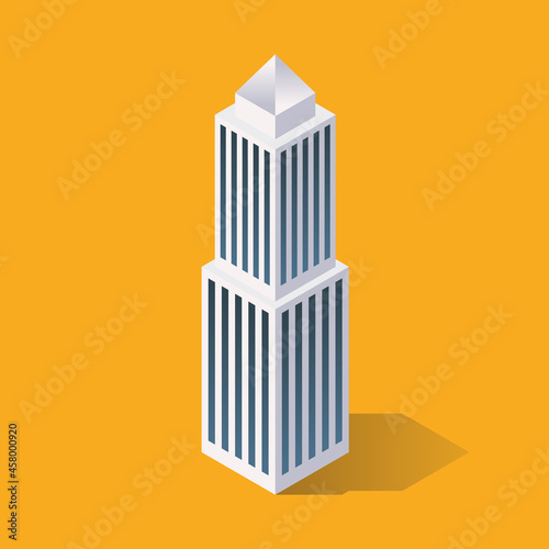 Isometric Futuristic Building