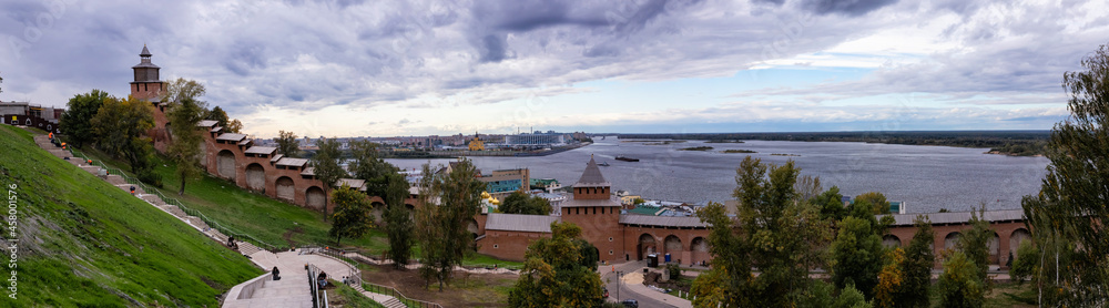 Panoramic view of Nizhny Novgorod, Russia