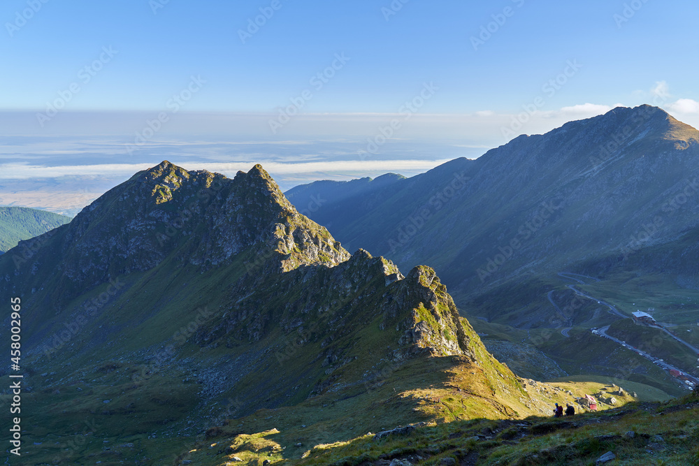 Fagaras mountain range in Romania