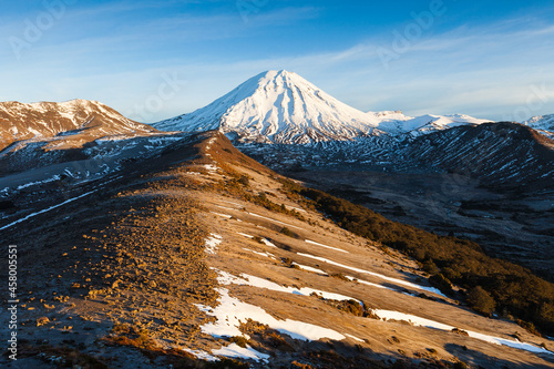 Mount Ngauruhoe in early morning light, Tongariro Northern Circuit, Tongariro National Park