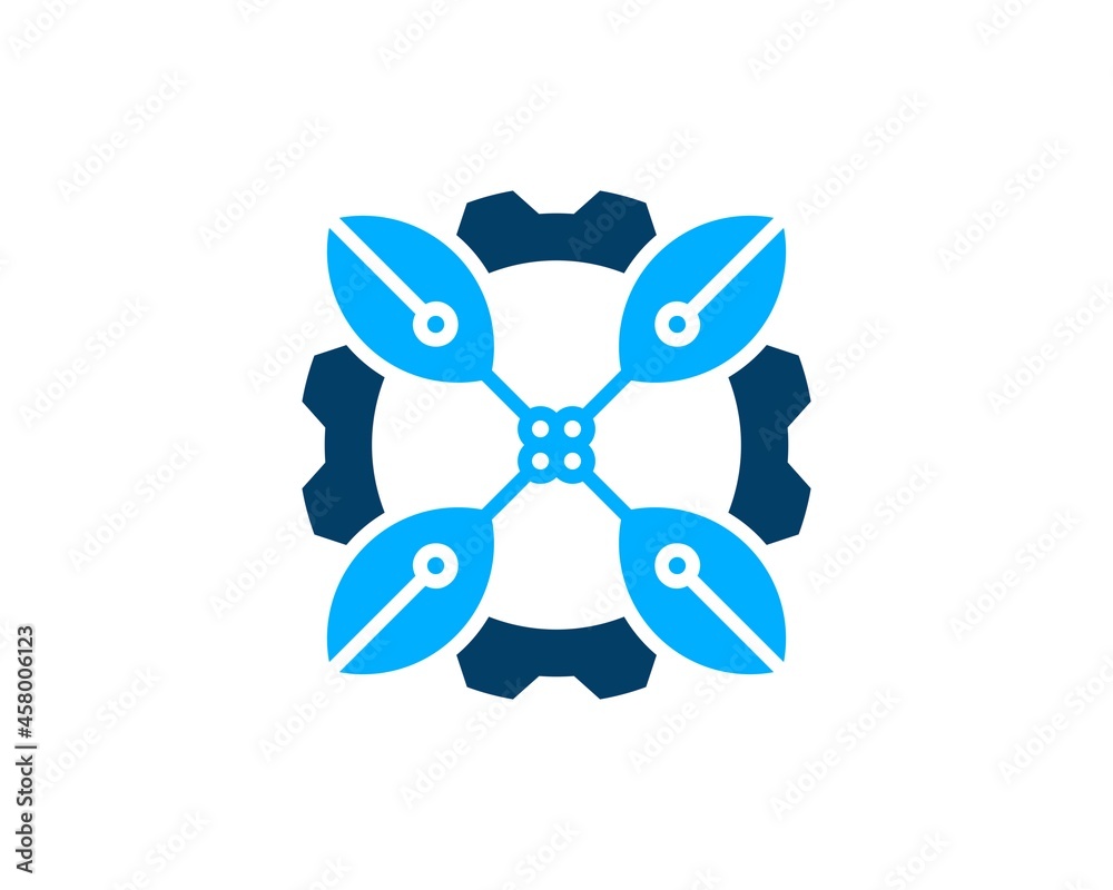 Mechanical gear with technological leaf with circuit technology Mechanical gear with technological leaf with circuit technology