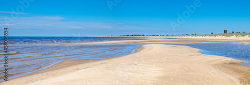 Beaches and dunes of Vihaspauha beach in Kalajoki, Finland photo