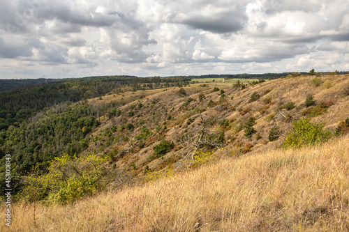 National Nature Monument called Serpentinite steppe near Mohelno village photo