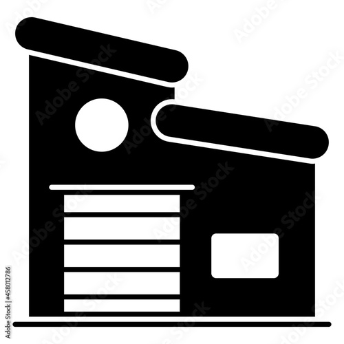 A perfect design icon of storeroom