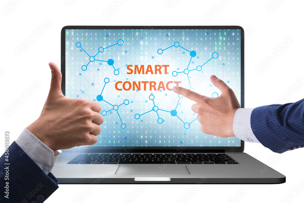 Smart contracts as illustration of blockchain technology Smart contracts as illustration of blockchain technology