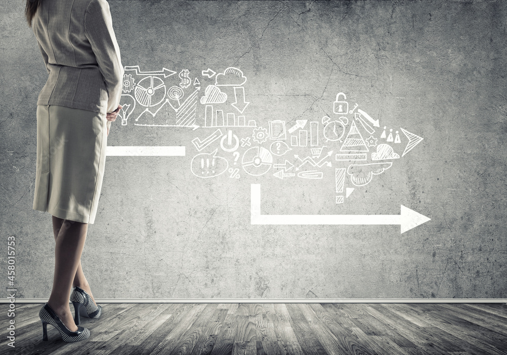 Business growth and progress concept Business growth and progress concept