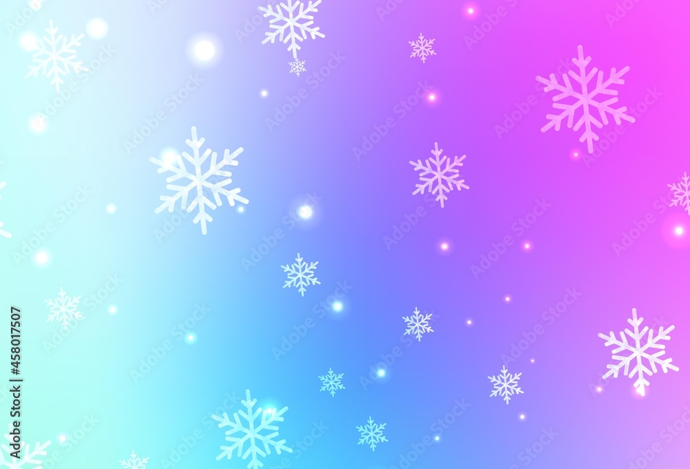 Light Pink, Blue vector layout in New Year style. Light Pink, Blue vector layout in New Year style.