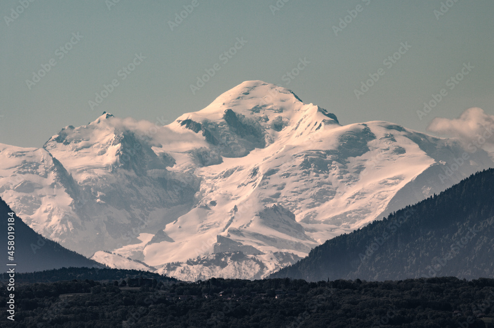 le Mont-Blanc depuis Morges