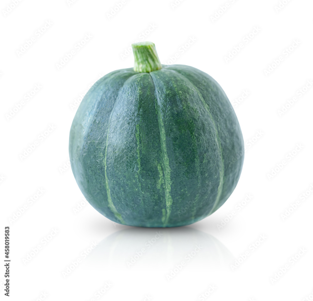 Green pumpkin isolated on white background Green pumpkin isolated on white background