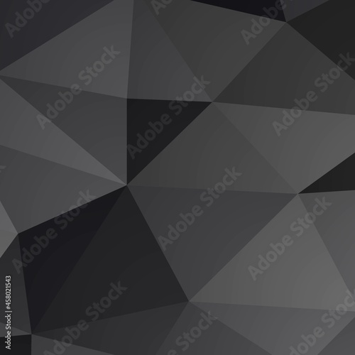 Abstract black triangular background. polygonal style. eps 10 © Maksym