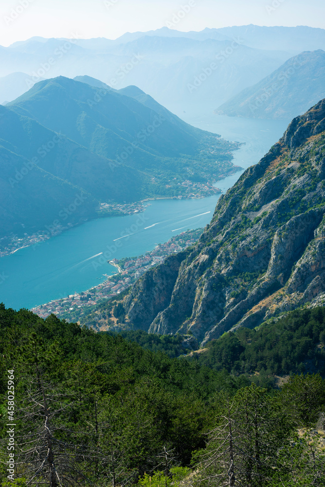 View of Bay of Kotor, Montenegro View of Bay of Kotor, Montenegro