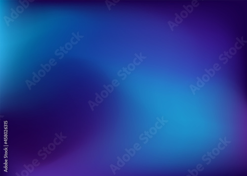 Gradient, dark blue tones. Shades of blue, blue, green colors. Space, galaxies. Night sky. Universe Vector,