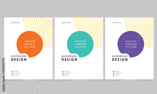 Cover design for annual report and business catalog, magazine, flyer or booklet. Brochure template layout. A4 cover vector EPS-10