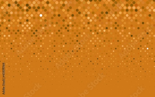 Light Orange vector illustration, which consist of circles.