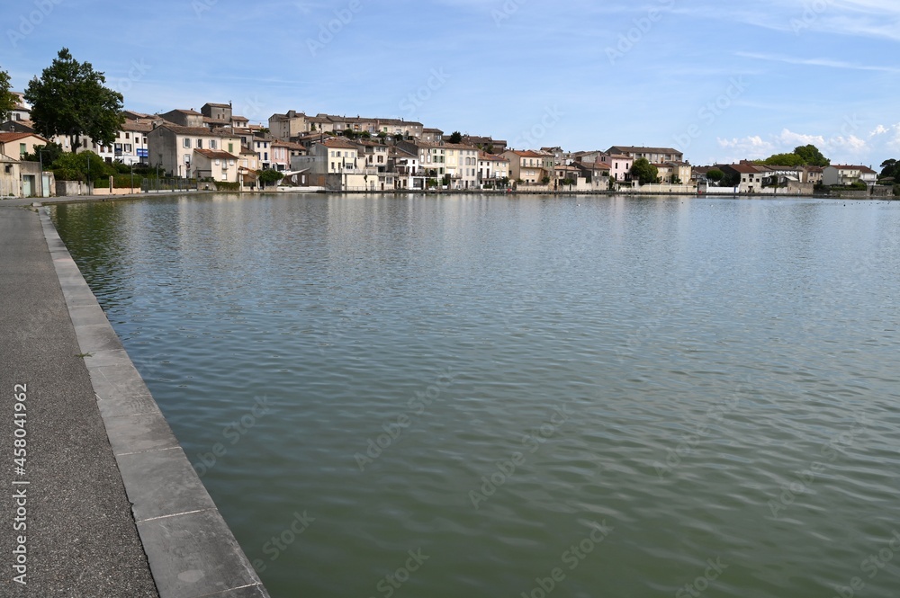 Le bassin du canal du Midi à Castelnaudary