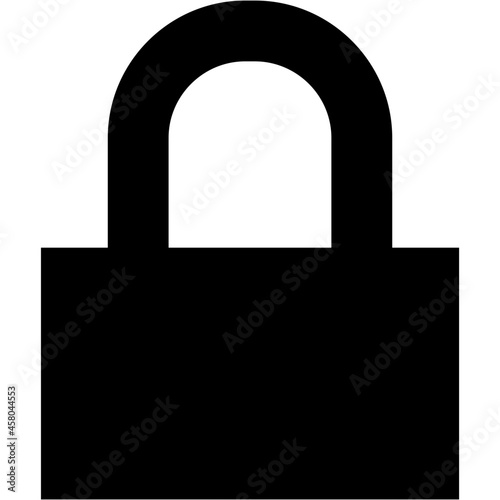 illustration vector icon of lock