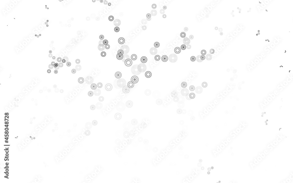 Light Gray vector pattern with spheres. Light Gray vector pattern with spheres.