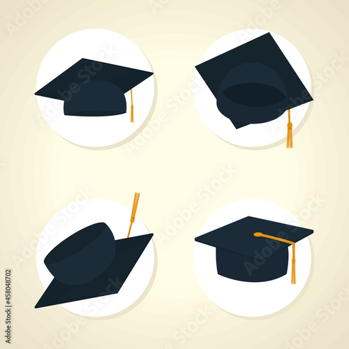 graduation caps set