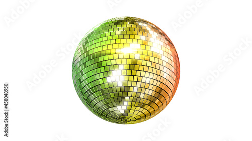 Mirror Ball Disco Lights Club Dance Party Glitter 3D illustration