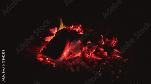 Bonfire on a midsummer night