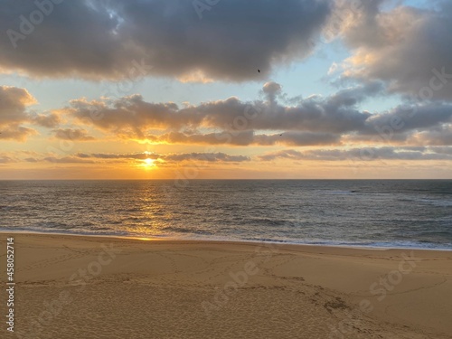 Sunset on the sea beach picture  © Renata Paulo