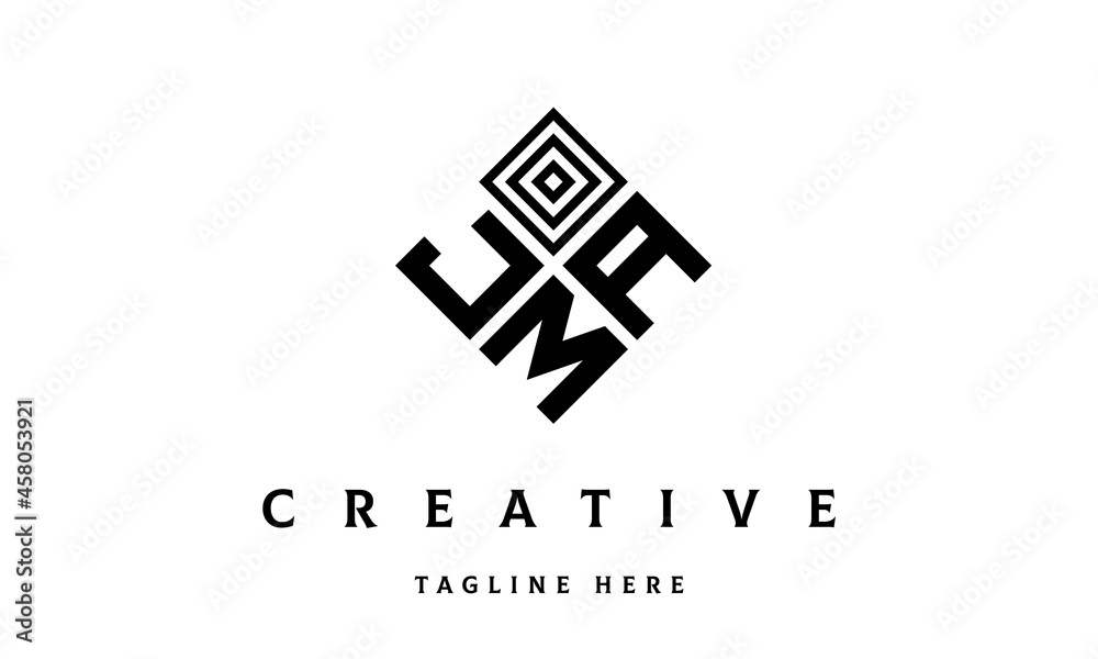 JAM square three latter logo vector JAM square three latter logo vector
