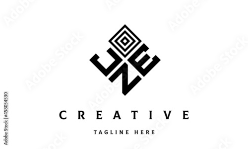 JEN square three latter logo vector