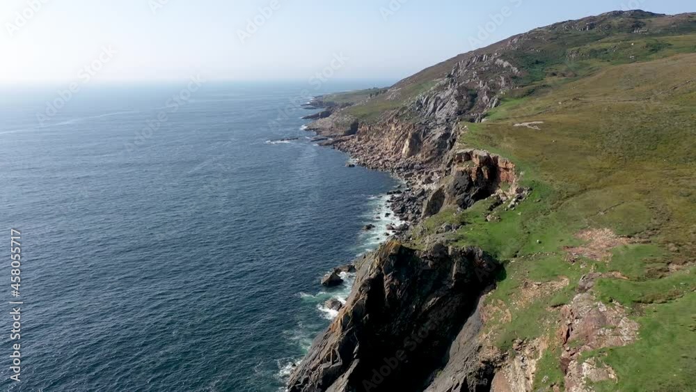Aerial view of the coastline by Marmeelan and Falcorrib south of Dungloe, County Donegal - Ireland Aerial view of the coastline by Marmeelan and Falcorrib south of Dungloe, County Donegal - Ireland