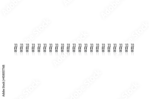 Realistic Detailed 3d Notebook Bind Calendar Spring. Vector