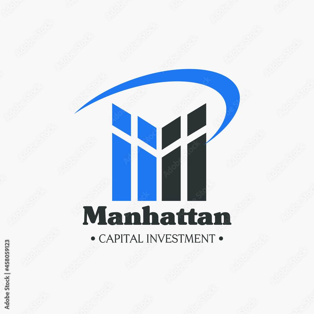 Building with Letter M. Manhattan logo vector deisgn illustration
Building with Letter M. Manhattan logo vector deisgn illustration