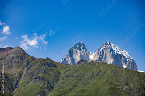 Fototapeta Naklejka Na Ścianę i Meble -  Mountain, alps, view, snow
