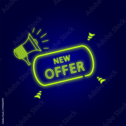 New offer neon