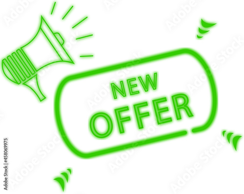 New offer neon